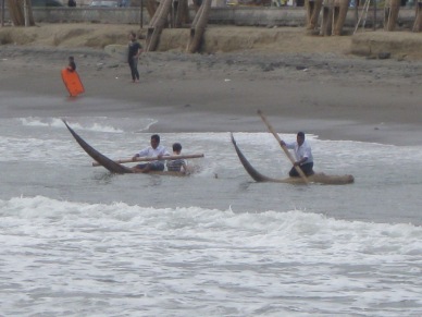 Totora reed boat rides in Huanchaco